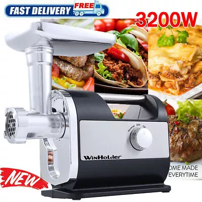 3200W Electric Meat Grinder Food Mincer Sausage Maker Filler Kitchen Machine US • $80.99