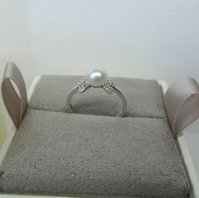 £45 • Buy Clogau Silver & Rose Gold Windsor Pearl Ring Size N RRP £119.