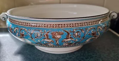 Wedgwood Turquoise Florentine Serving Vegetable Tureen Base Only - See Desc • £10