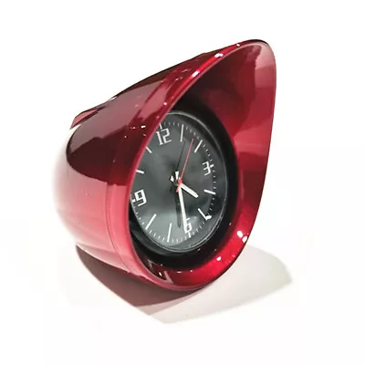 Car Interior Dashboard Clock Luminous Pointer Time Gauge Red Zinc Alloy Shell • $20.60