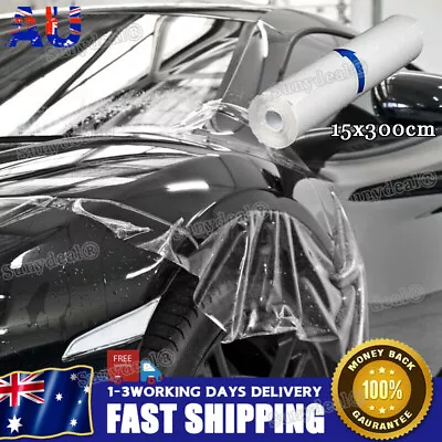 Car Anti-Scratch Paint Protection Film Vinyl Decals Clear Protective Sticker 3m • $12.49