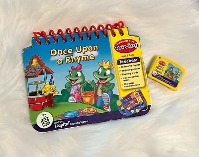My First LeapPad: Once Upon A Rhyme Preschool Reading Cartridge And Book • $4