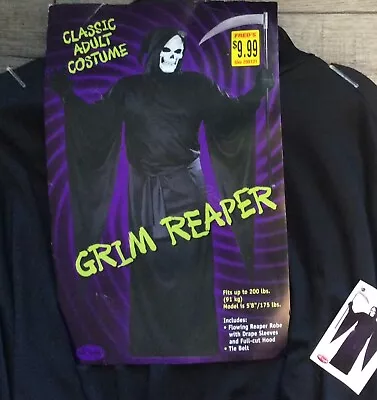 The Grim REAPER Fun World Halloween Costume ADULT (No Mask) • $31.49