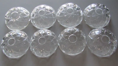 $7.50 • Buy 1(ONE) Vintage Pressed Glass Bobeche Candle Cup Chandelier Light Lamp Parts BC57
