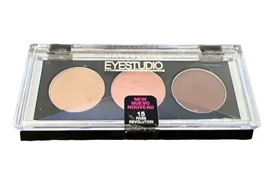 EyeStudio Maybelline Cream Eyeshadow Trio Rose Revolution (Brown Peach Nude)  • $11.99