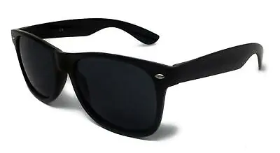 £3.95 • Buy Classic BLACK Sunglasses Lens Mens Ladies 80s Womens Retro Vintage Fashion UV400