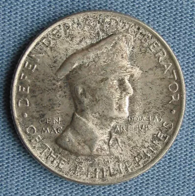 1947 S Philippines 50 Centavos Silver Coin General Douglas MacArthur • $46.99