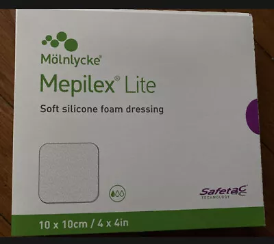 MEPILEX Lite Dressing  4x4 In  New Box Of 5 /2025 Expiration • $16.08