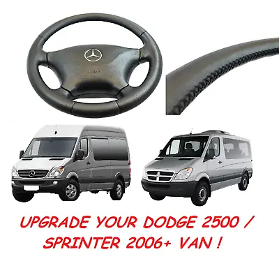 Dodge 2500 06-15 Mercedes Sprinter W906 Vw Crafter Leather Steering Wheel New • $245