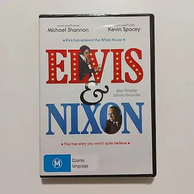 $24.90 • Buy ELVIS & NIXON DVD NEW Region 4 (2016 Movie) Kevin Spacey/Michael Shannon