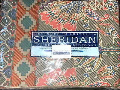 NEW Sheridan Australia Marrakesh Moroccan Print Cotton Duvet Twin Size • $29.95