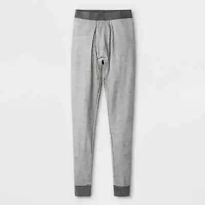 Goodfellow & Co. Men's Slim Fit Thermal Underwear Pants Long John  -Gray -Large • $11.95