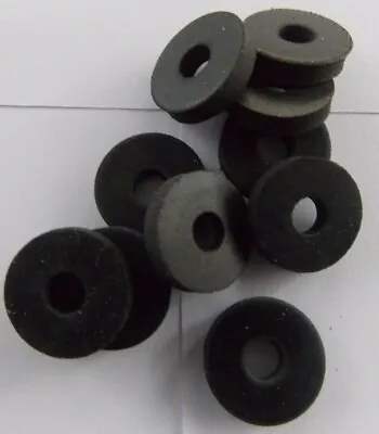 Rubber Washers - 19mm Od X M6 X 4mm Thick - 20 Off. • £4.75