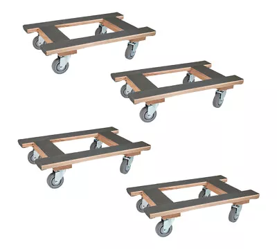 4Pk 18 X30  H Shape Furniture Moving Dolly 4  Casters Wheels 1000 Lbs Capacity • $339.99