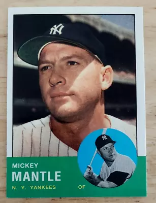 Mickey Mantle 1963 Topps 1996 Sweepstakes Redemption  /2500 • $9.95