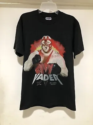 Vintage 90s WWF Vader Youth T Shirt S Stone Cold Steve Austin Undertaker WCW ECW • £118.77