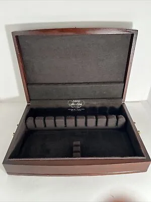 Pacific Silver Cloth Westmoreland & Sterling Silverplate Storage Wood Case • $55