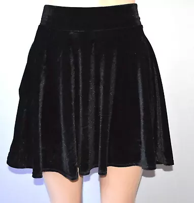 Urban Coco Velvet Mini Flared Skater Skirt Women's Size XL • $12.99