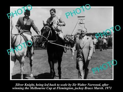 £5.78 • Buy OLD 8x6 HORSE RACING PHOTO OF SILVER KNIGHT WINNING THE 1971 MELBOURNE CUP 1
