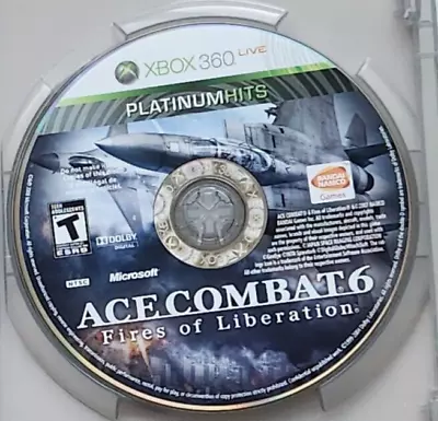 Ace Combat 6: Fires Of Liberation - Platinum Hits- Xbox 360 - Disc Only • $11.29