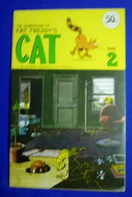 Adventures Of Fat Freddy's Cat 2 Shelton Digest Size 50p Cover UK 1st 1978. FN+ • £15