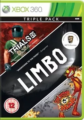 Trials HD/Limbo/Splosion Man (12) Used Xbox 360 Game • £19