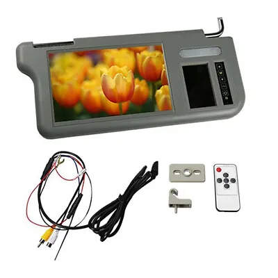 7  Car Sunvisor Rear View Mirror Screen Lcd Monitor Left Right Sun Visor • $91.97