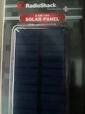 Radio Shack 0.5w 6v Solar Panel • $5