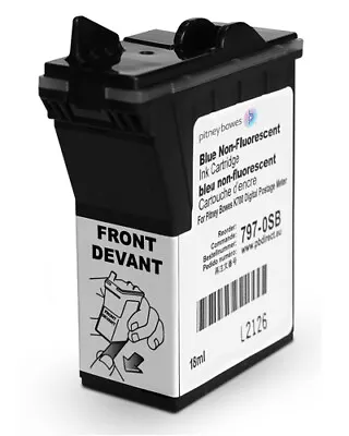 £73.95 • Buy Pitney Bowes DM50/DM55/DM60/K700/K721/K722 Original Ink Cartridge Blue 