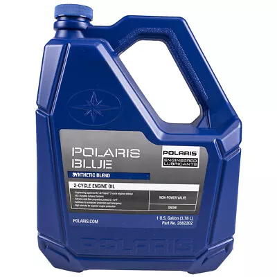 Polaris 2882202 Blue Premium Synthetic Blend 2-Stroke Engine Oil 1 Gallon Jug • $53.95