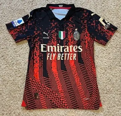 Ibrahimovic AC Milan 2022-23 Puma Authentic Ultraweave 4th Kit Jersey Shirt Sz L • $99.99