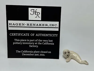 Hagen Renaker #708 2014 NOS Harp Seal Last Of The HR Factory Stock 2021 BIN • $9.99