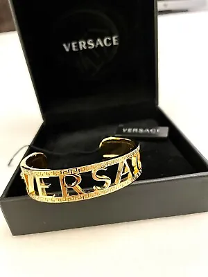 Versace Logo Cuff Bracelet • $499