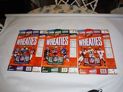 $19.95 • Buy Wheaties Cereal Box NFL All Pro Running Backs, Quarter Backs, Wide Receivers