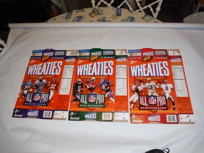 $19.95 • Buy Wheaties Cereal Box NFL All Pro Running Backs, Quarter Backs, Wide Receivers
