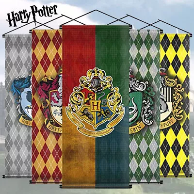 Harry Potter Wall Banner Hogwarts House Birthday Christmas Party Decor Flag NEW • $14.98