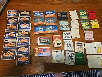 Vintage MATCH BOXES LOT Of 40 Few No Strikes KOOL Merit Galliano Anacin Opryland • $9