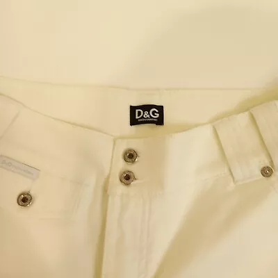 D&G Dolce & Gabbana White Jeans Size 44 (#H1/27) • $16.41