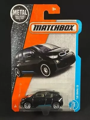 2017 MATCHBOX MBX ADVENTURE CITY - '15 BMW I3 BLACK 5/125 SEALED Car SUV • $9.99