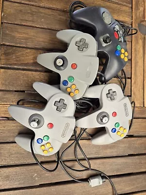 Genuine Nintendo N64 Controllers Untested X 4 • $20