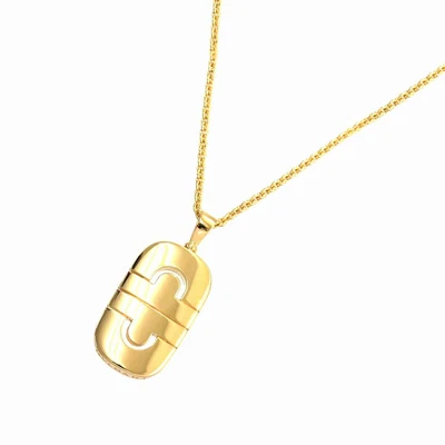 $1881.94 • Buy BVLGARI Parentesi Necklace 18K Yellow Gold 750 90194604