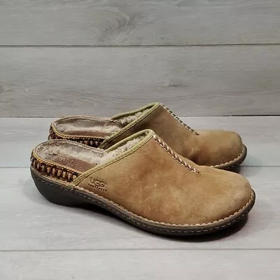Ugg Australia Women Kohala 5177 Leather Clog Mule Mary Jane Shoes Sz 10 • $41.25