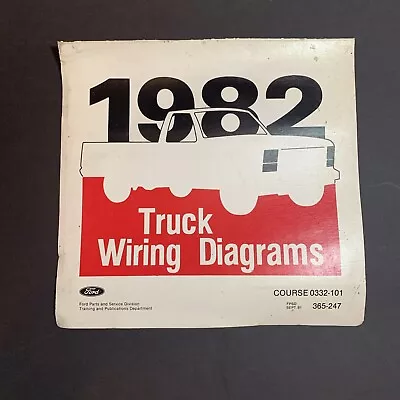 1982 Ford F150 250 350F Lrg FormatWiring Diagrams Service Manual- OEM Original • $29.99