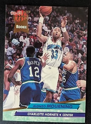 1992-93 Fleer Ultra Alonzo Mourning #234 Rookie Basketball Card RC Hornets  • $0.99