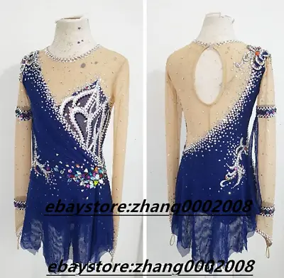 £159 • Buy Ice Skating Dress.Figure Skating Costume.Baton Twirling Competition Tap Costume