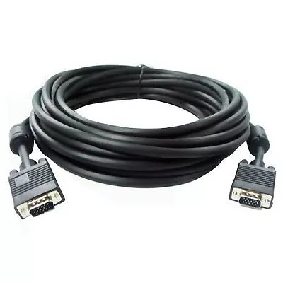 BLACK 15 Pin SVGA VGA Male To MALE M-M PC Monitor TV Cable Support Full HD 1080p • $5.99