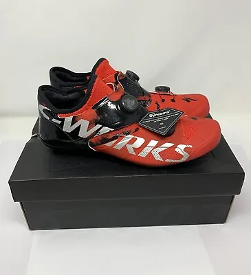 Specialized S-Works Ares Road Cycling Shoes EU 44 / US 10.6 Red New • $225