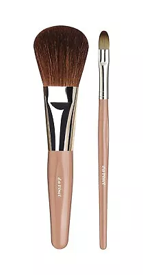 Da Vinci Cosmetics Series 4852 Powder & Eyeshadow Travel Brush Set & Zipper Case • $19.99