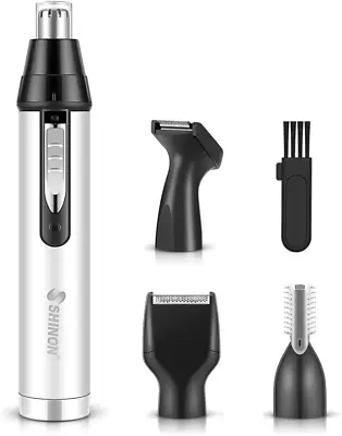  USB Rechargeable 4-in-1 Ear And Nose Hair Trimmer - Grooming For Men And Women  • $36.99