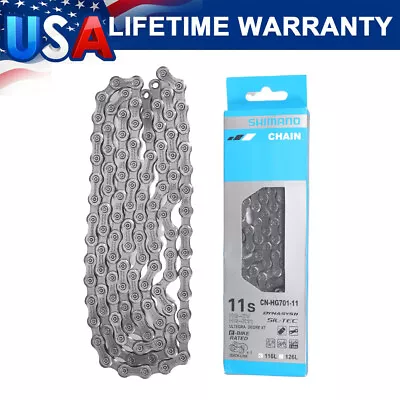 Shimano CN-HG701 11 Speed Chain Ultegra/Deore XT MTB Road E-Bike Chain 116 Links • $17.99